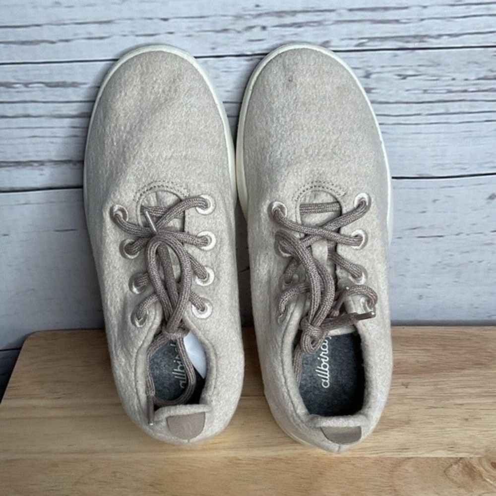 Allbirds WR Rose/Cream Runners Walking Running Sneakers Korea Women 8 Korea Wool - Picture 9 of 9